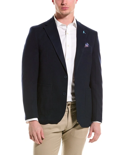 Tailorbyrd Textured Sport Coat In Blue