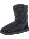 MUK LUKS JANET WOMENS FAUX SUEDE COLD WEATHER ANKLE BOOTS
