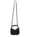 WALTER BAKER HAZEL MINI WOVEN LEATHER HOBO