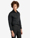 KENNETH COLE SLIM FIT KENNETH COLE SUSTINABLE STRETCH COLLAR SOLID DRESS SHIRT