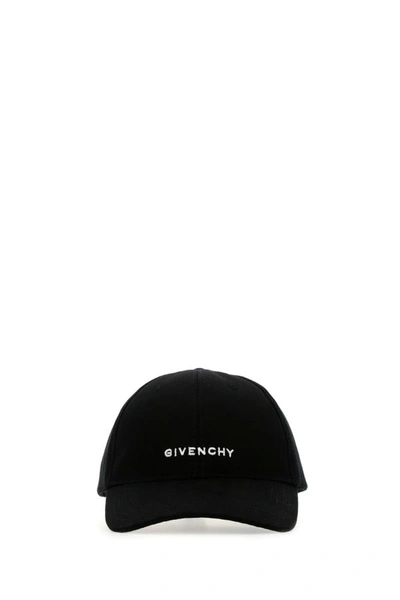 GIVENCHY GIVENCHY MEN BLACK COTTON BASEBALL CAP