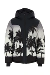 Palm Angels Printed Polyester Palm Ski Jacket In Multicolor