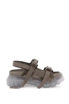 RICK OWENS RICK OWENS SANDALS WITH TRACTOR SOLE WOMEN