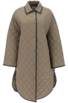 TOTÊME TOTEME QUILTED COCOON COAT WOMEN