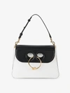 JW ANDERSON JW ANDERSON MEDIUM BLACK WHITE PIERCE SHOULDER BAG,HB02JWA12262844