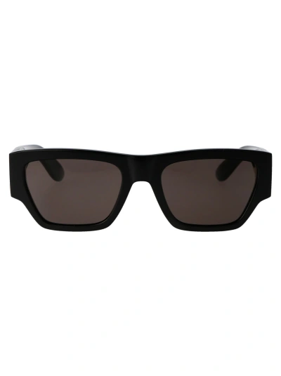 Alexander Mcqueen Am0393s Sunglasses In 001 Black Black Grey
