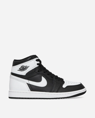 Nike Black & White Air Jordan 1 Retro High Og Trainers In Multicolor