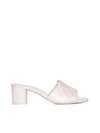 Alexander Mcqueen Alexander Mc Queen Seal Leather Mules In Clay/clay