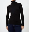 FRENCH CONNECTION BABY SOFT TURTLENECK IN BLACK