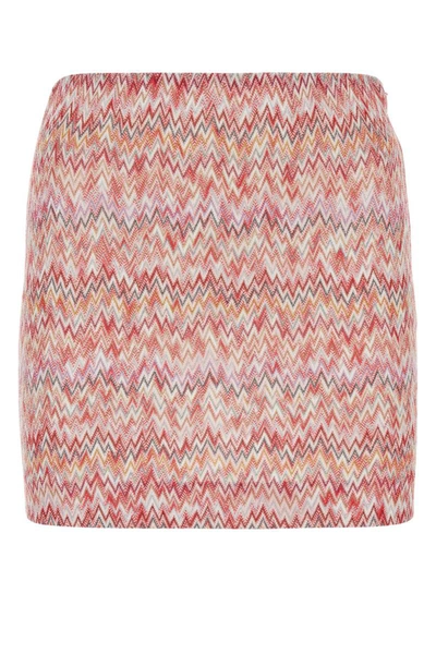 Missoni Zigzag-woven Mini Skirt In Multicolor