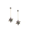 NOOR FARES Gold Merkaba Cone Dress Earring,994517332921048962