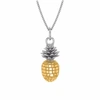 True Rocks Small Pineapple Two Tone Necklace