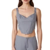 Nia Noa Corset In Grey In Grey