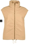 Bishop + Young Madison Quilted Vest In Latte In Multi