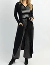 Elan Living In This Midnight Duster In Black In Black