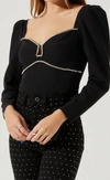 Astr Anabelle Top In Black