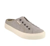 TAOS WOMEN'S EZ SOUL CANVAS MULE - MEDIUM WIDTH IN GREY WASH