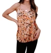 Veronica M Riya Racerback Cami In Orange Multi In Multi