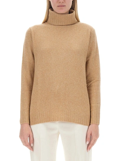 Aspesi Wool Jersey. In Beige