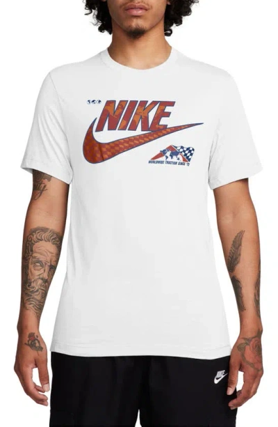 Nike Worldwide Traction Graphic T-shirt In White