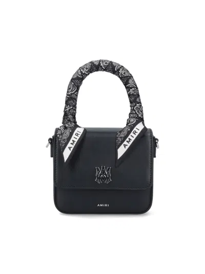 Amiri 'bandana Ma' Handbag In Black  