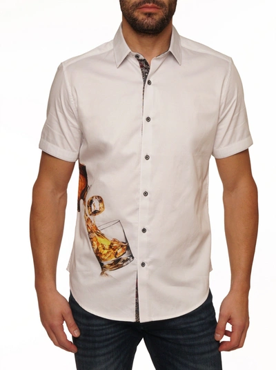 Robert Graham On The Rocks 2 Short Sleeve Button Down Shirt In White