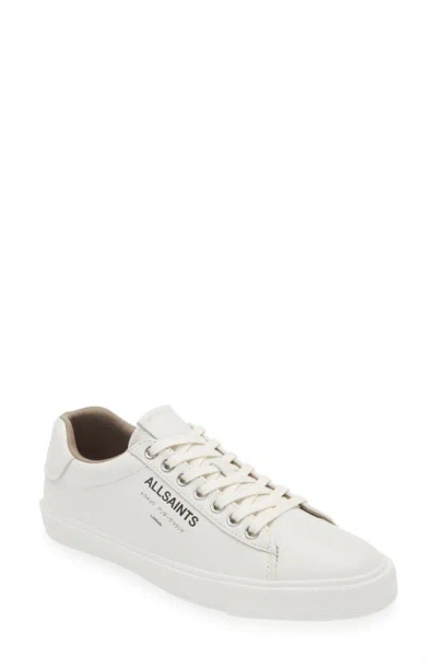 Allsaints Men's Underground Lace Up Low Top Sneakers In Triple White