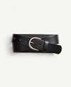 ANN TAYLOR WIDE LEATHER TROUSER BELT,446787