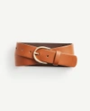 ANN TAYLOR WIDE LEATHER TROUSER BELT,446787