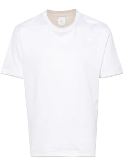 Eleventy Plain Cotton T-shirt In Grey