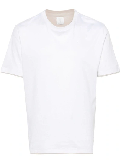 Eleventy Plain Cotton T-shirt In White