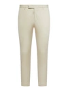Pt Torino Tailored Straight-leg Pants With Subtle Pleats And Side Pockets In Nude & Neutrals
