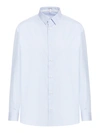 LOEWE DOUBLE LAYER SHIRT IN COTTON AND SILK