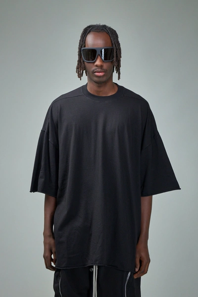 Rick Owens Drkshdw Black Jumbo T-shirt In 09 Black