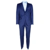MADE IN ITALY BLUE WOOL VERGINE SUIT