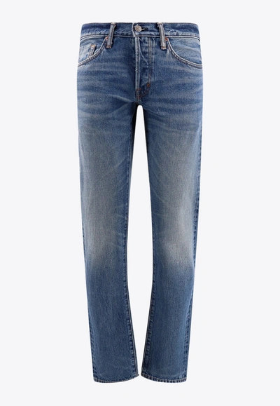 Tom Ford Basic Straight-leg Jeans In Blue