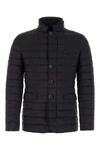 Herno Man Midnight Blue Nylon Padded Jacket In Blue