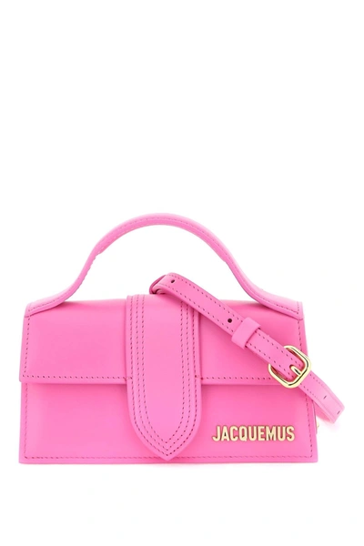 Jacquemus Le Bambino Leather Tote In Pink