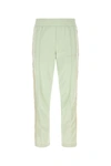 PALM ANGELS PALM ANGELS MAN MINT GREEN POLYESTER JOGGERS