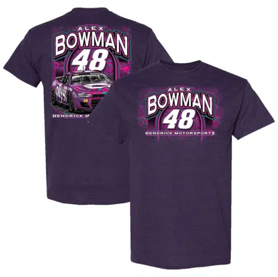 Hendrick Motorsports Team Collection Men's  Purple Alex Bowman Car T-shirt