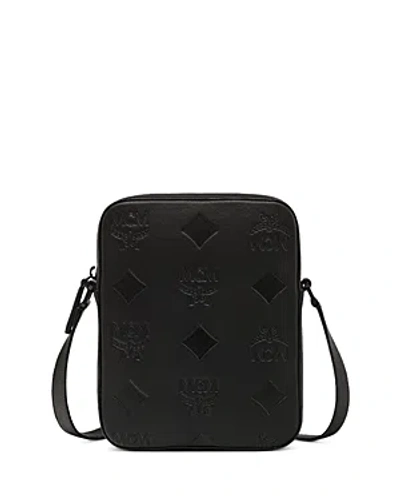 Mcm Klassik Leather Crossbody Bag In Black