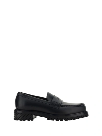 Off-white Loafers In Black Black