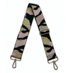 Ahdorned Camo Guitar Strap In Light Pink In Pink