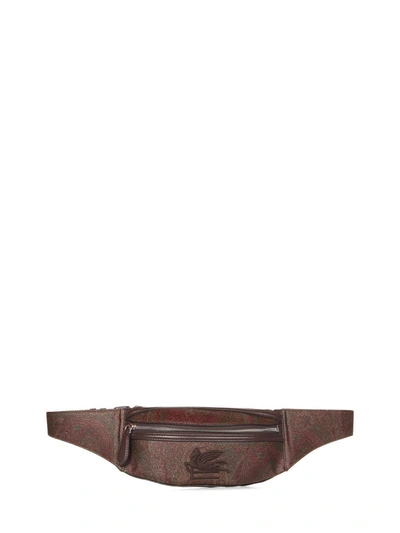 Etro Belt Bag In Brown