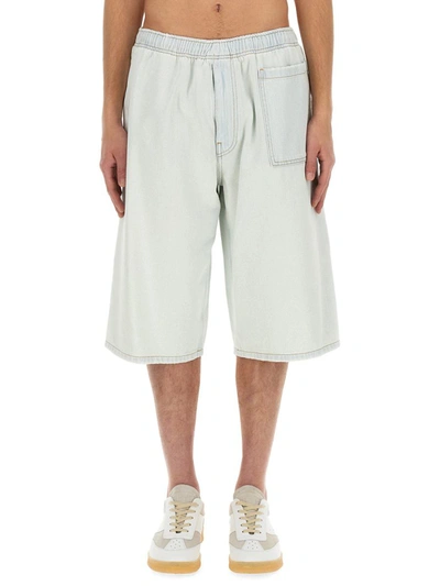 Mm6 Maison Margiela Denim Bermuda Shorts