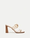 VERONICA BEARD MARGAUX LEATHER BUCKLE SANDAL