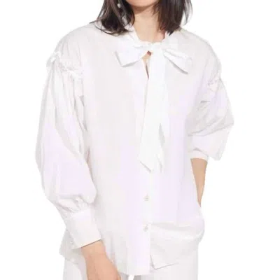 Eva Franco Viola Blouse In White