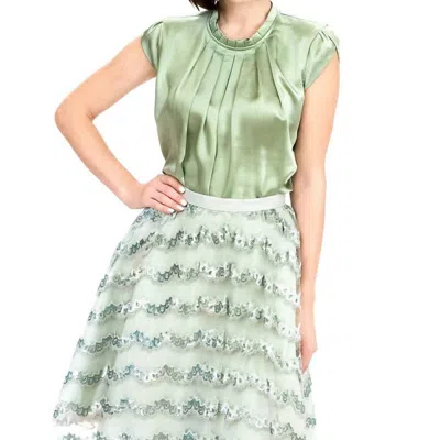 Eva Franco Relis Skirt In Mint In Green