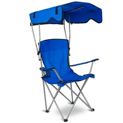 Fresh Fab Finds Lakeforest Foldable Beach Canopy Chair In Blue