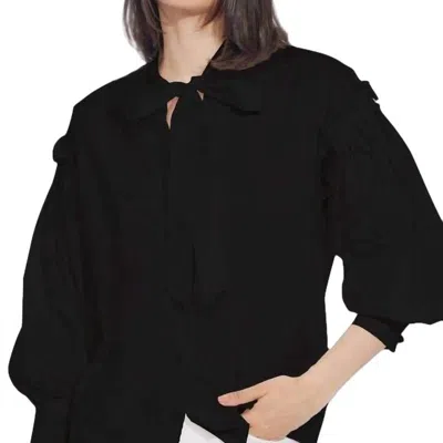 Eva Franco Viola Blouse In Black